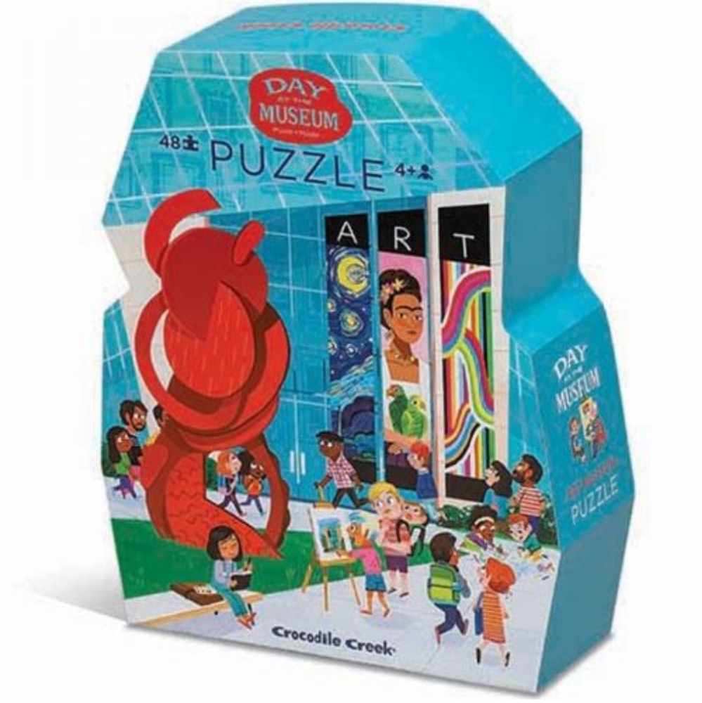 Crocodile Creek Day at the Museum Art Puzzle